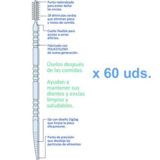 Palillos Técnicos Interdentales Oratek - 60 unidades