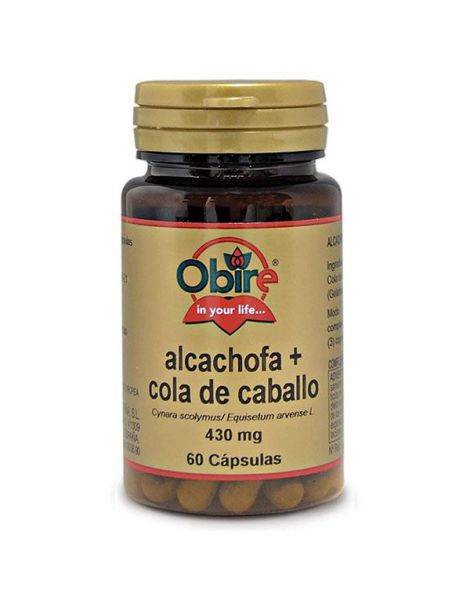 Alcachofa + Cola de Caballo Obire - 60 cápsulas