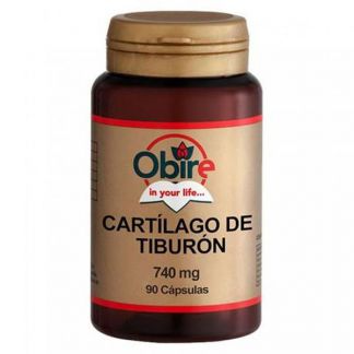 Cartílago de Tiburón 740 mg. Obire - 90 cápsulas