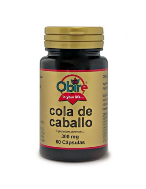Cola de Caballo 300 mg. Obire - 60 cápsulas
