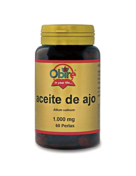 Aceite de Ajo Obire - 60 perlas