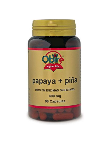 Papaya y Piña Obire - 90 cápsulas