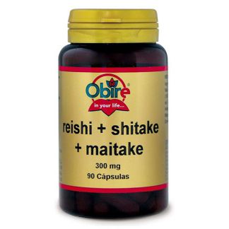 Reishi, Shitake y Maitake Obire - 90 cápsulas