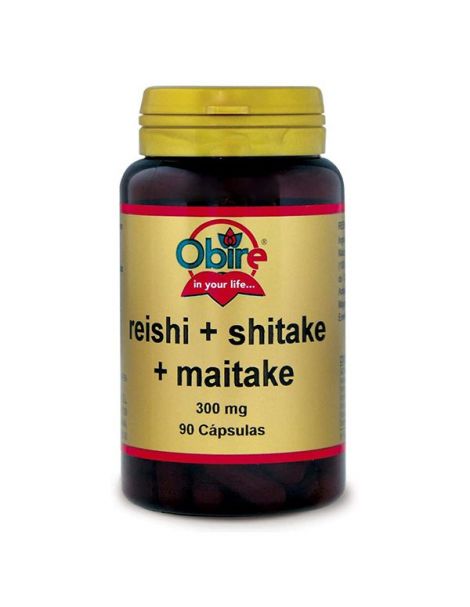 Reishi, Shitake y Maitake Obire - 90 cápsulas