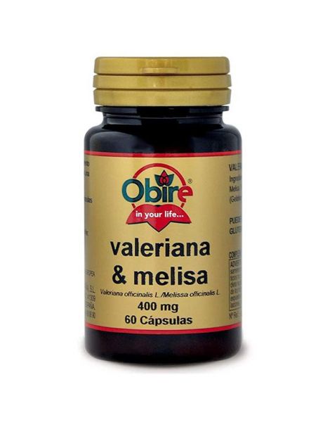 Valeriana y Melisa Obire - 60 cápsulas