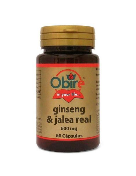 Ginseng y Jalea Real Obire - 60 cápsulas