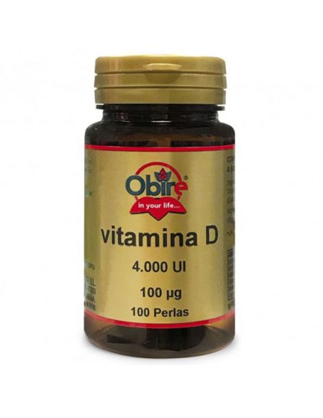 Vitamina D3 4000 UI Obire - 100 perlas