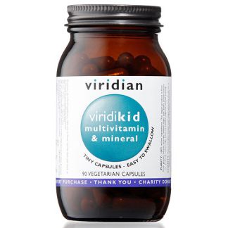Viridikid Multivitaminas y Minerales Viridian - 90 cápsulas