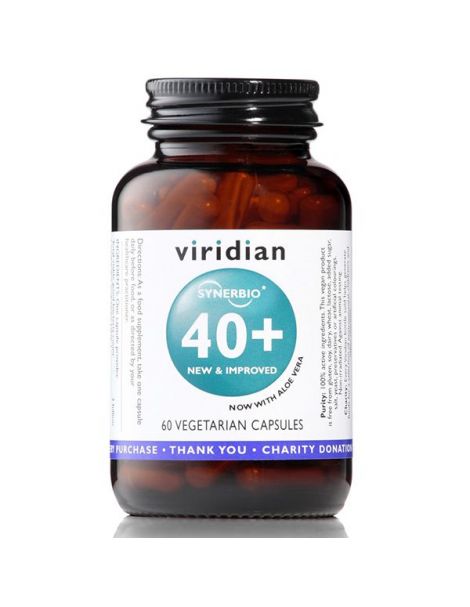 Synerbio 40+ Viridian - 60 cápsulas