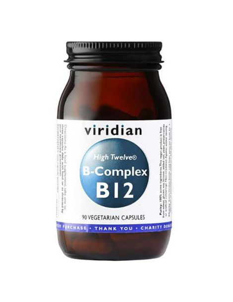 High Twelve B12 con B-Complex Viridian - 90 cápsulas