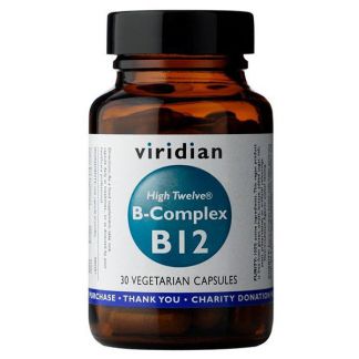 High Twelve B12 con B-Complex Viridian - 30 cápsulas