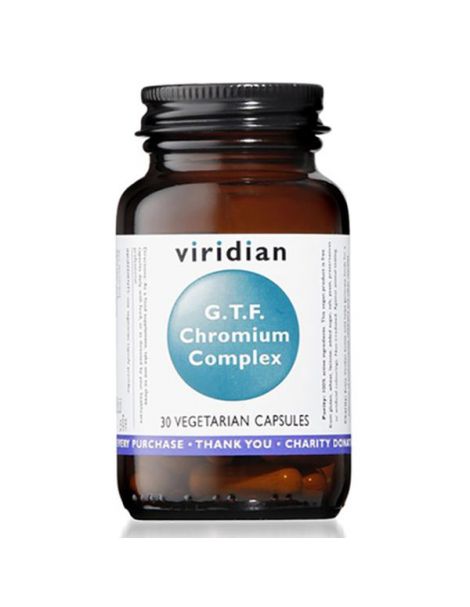 GTF Cromo Complex Viridian - 30 cápsulas