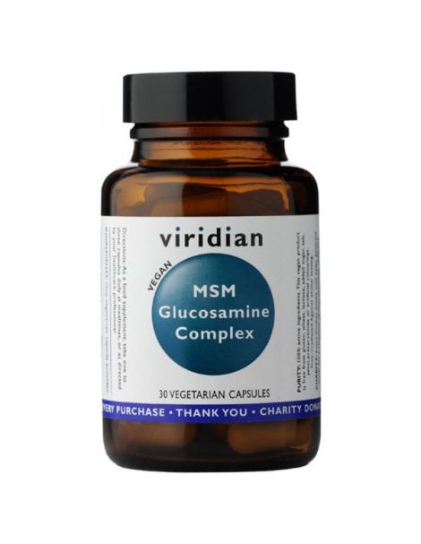 Glucosamina MSM Complex Viridian - 30 cápsulas