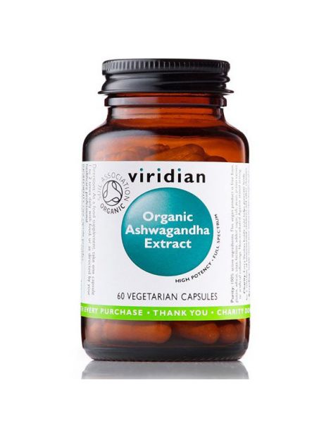 Extracto de Ashwagandha Bio Viridian - 60 cápsulas