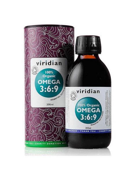 Aceite Omega 3-6-9 Viridian - 200 ml.