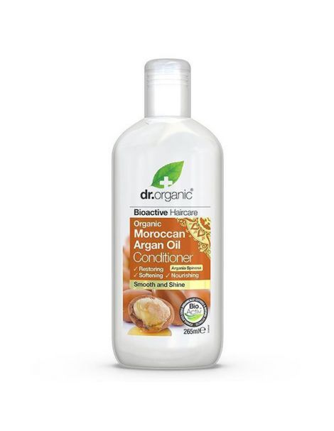 Acondicionador con Aceite de Argán Marroquí Dr. Organic - 265 ml.