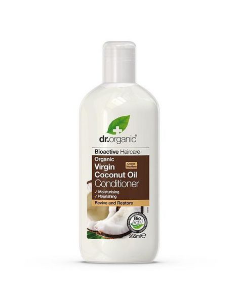 Acondicionador con Aceite de Coco Dr. Organic - 265 ml.