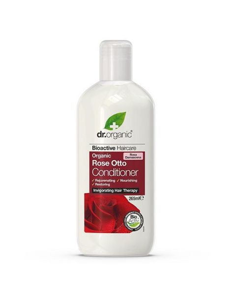 Acondicionador Rosa de Damasco Dr. Organic - 265 ml.