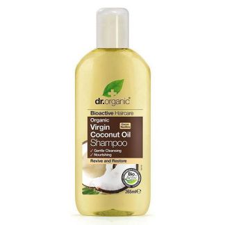 Champú con Aceite de Coco Dr. Organic - 265 ml.