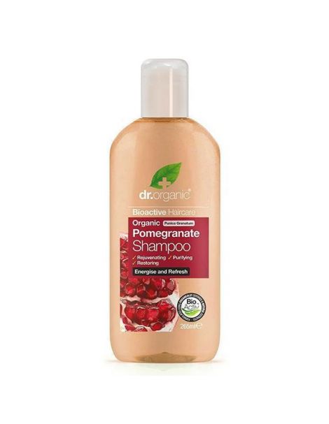 Champú de Granada Dr. Organic - 265 ml.