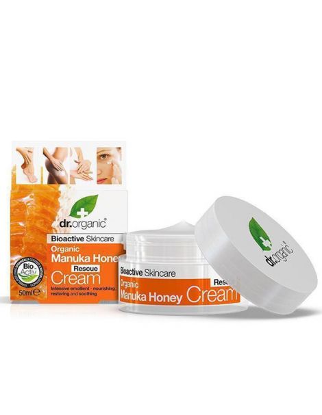 Crema Rescate con Miel de Manuka Dr. Organic - 50 ml.