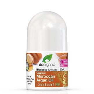 Desodorante con Aceite de Argán Marroquí Dr. Organic - 50 ml.
