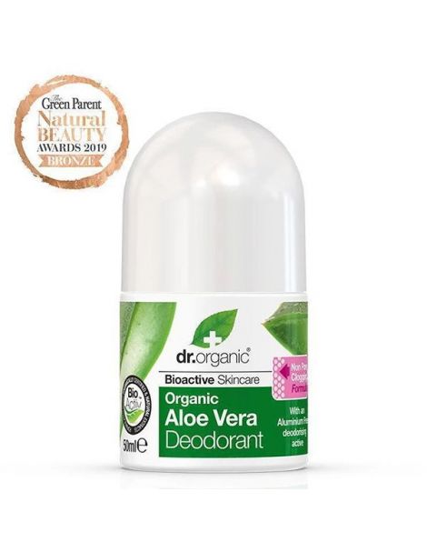 Desodorante con Aloe Vera Dr. Organic - 50 ml.