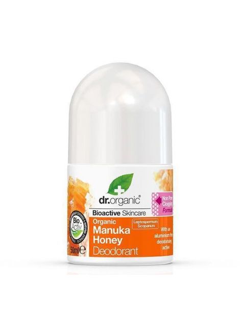 Desodorante con Miel de Manuka Dr. Organic - 50 ml.