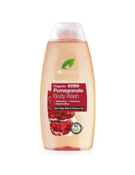 Gel de Baño de Granada Dr. Organic - 250 ml.