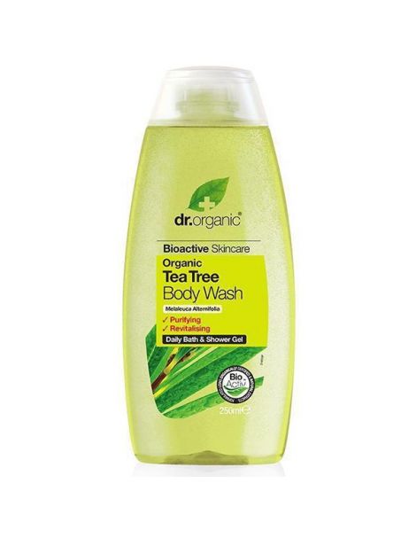 Gel de Ducha con Árbol del Té Dr. Organic - 250 ml.