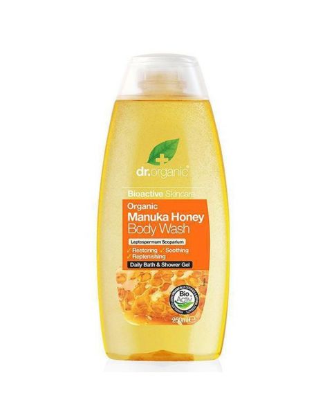 Gel de Ducha con Miel de Manuka Dr. Organic - 250 ml.