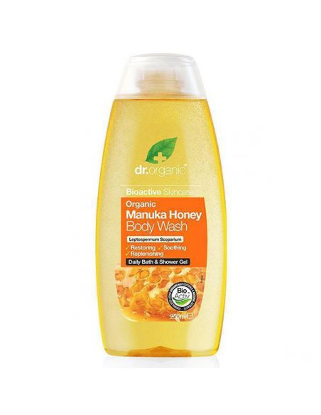 Gel de Ducha con Miel de Manuka Dr. Organic - 250 ml.