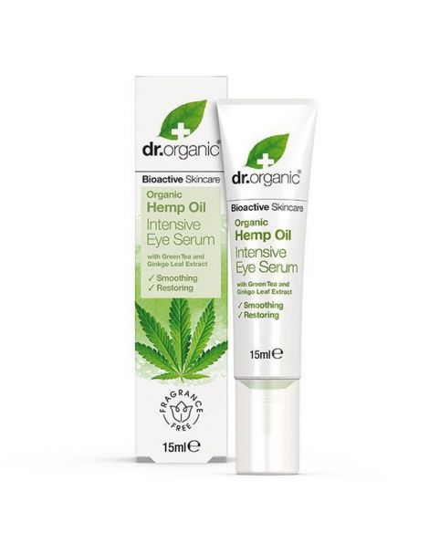 Hemp Oil Intensive Eye Serum Cáñamo Dr. Organic - 15 ml.