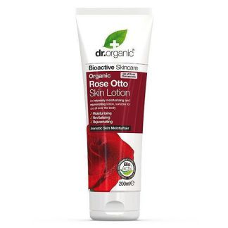 Loción Corporal con Rosa de Damasco Dr. Organic - 200 ml.