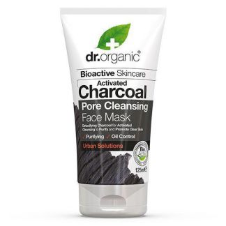 Mascarilla Facial con Carbón Activado Dr. Organic - 125 ml.