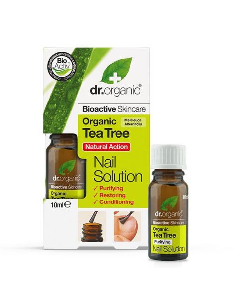 Solución para Uñas con Árbol del Té Dr. Organic - 10 ml.
