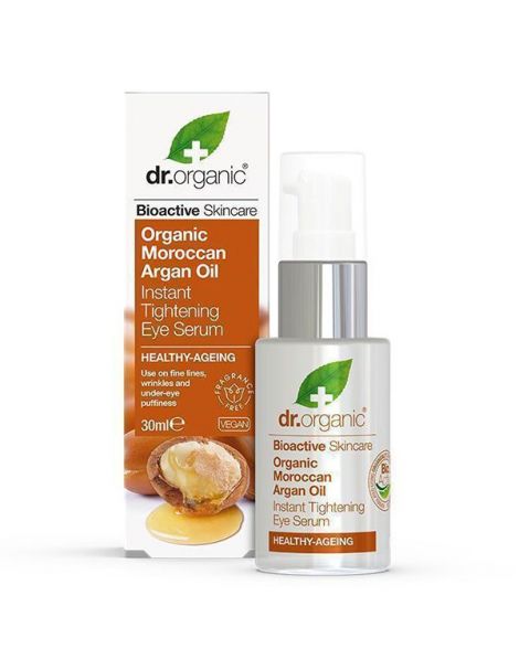 Suero Contorno de Ojos Firmeza con Argán Marroquí Dr. Organic - 30 ml.