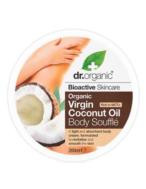 Suflé Corporal con Aceite de Coco Dr. Organic - 200 ml.