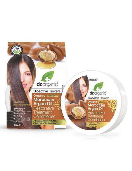 Tratamiento Acondicionador Restaurador con Argán Dr. Organic - 200 ml.