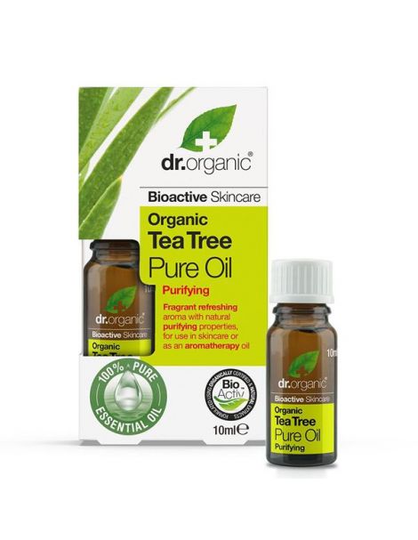 Aceite Puro de Árbol del Té Dr. Organic - 10 ml.
