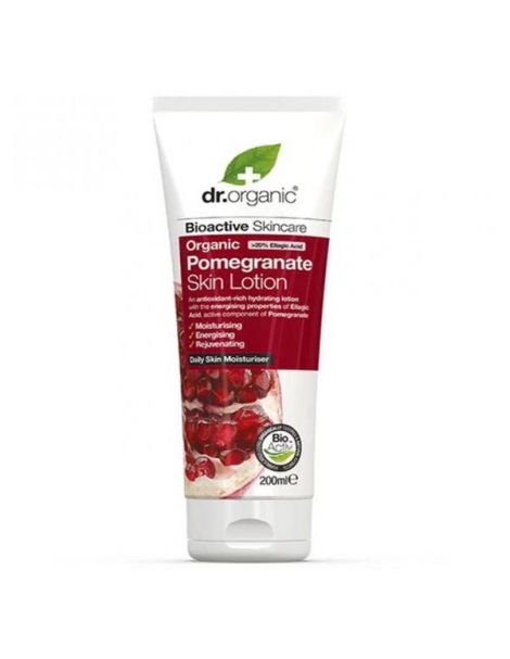 Loción Corporal con Granada Dr. Organic - 200 ml.