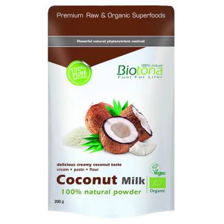 Coconut Milk (Leche de Coco) Bio Biotona - 200 gramos