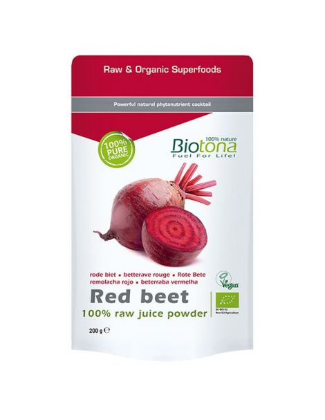 Red Beet (Remolacha Roja) Bio Biotona - 200 gramos