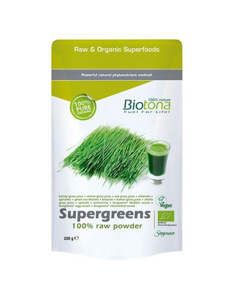 Supergreens Bio Biotona - 200 gramos