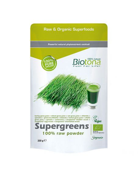 Supergreens Bio Biotona - 200 gramos