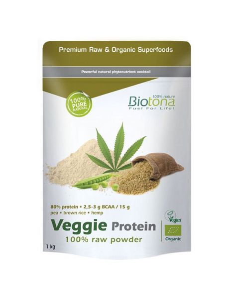 Veggie Protein Bio Biotona - 1000 gramos