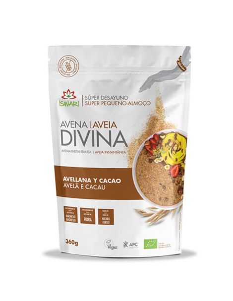 Avena Divina Avellana-Cacao Bio Iswari - 360 gramos