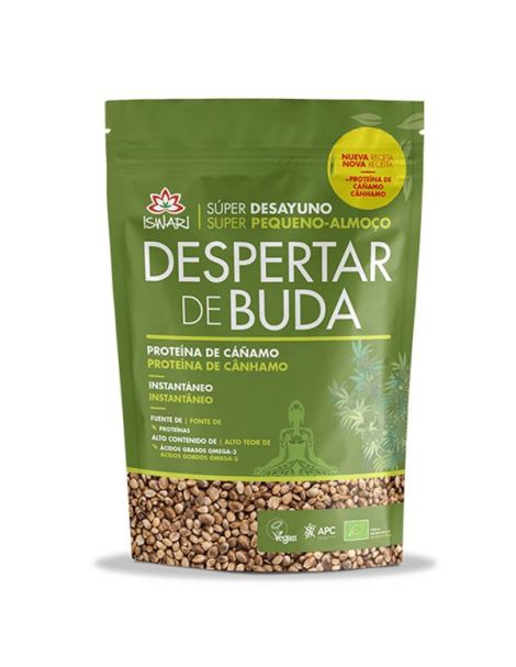 Despertar de Buda Proteína de Cáñamo Bio Iswari - 360 gramos