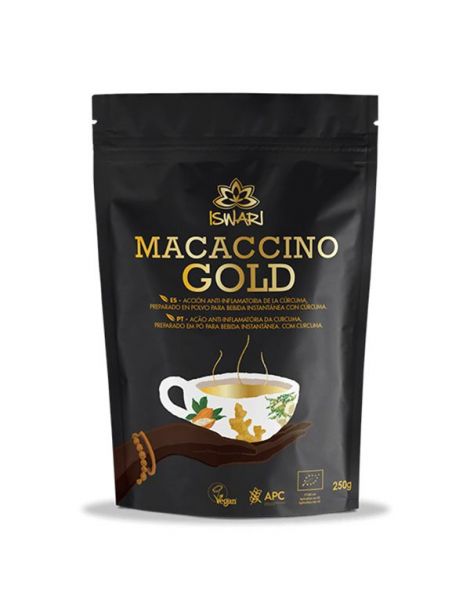 Macaccino Gold Bio Iswari - 250 gramos