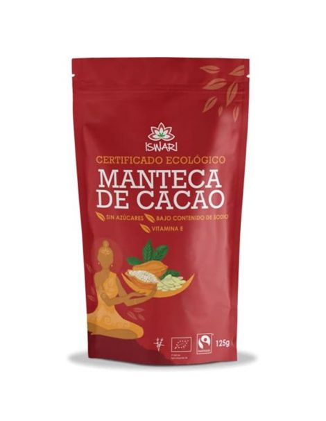 Manteca de Cacao Bio Iswari - 125 gramos